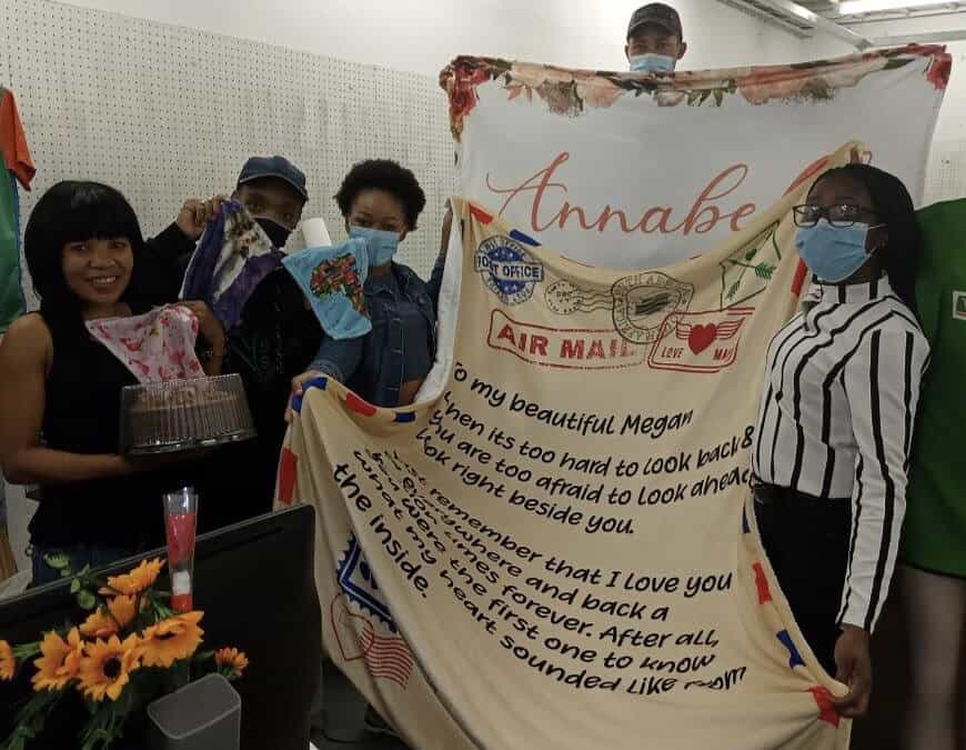 Our First Ever Fleece Photo Blanket