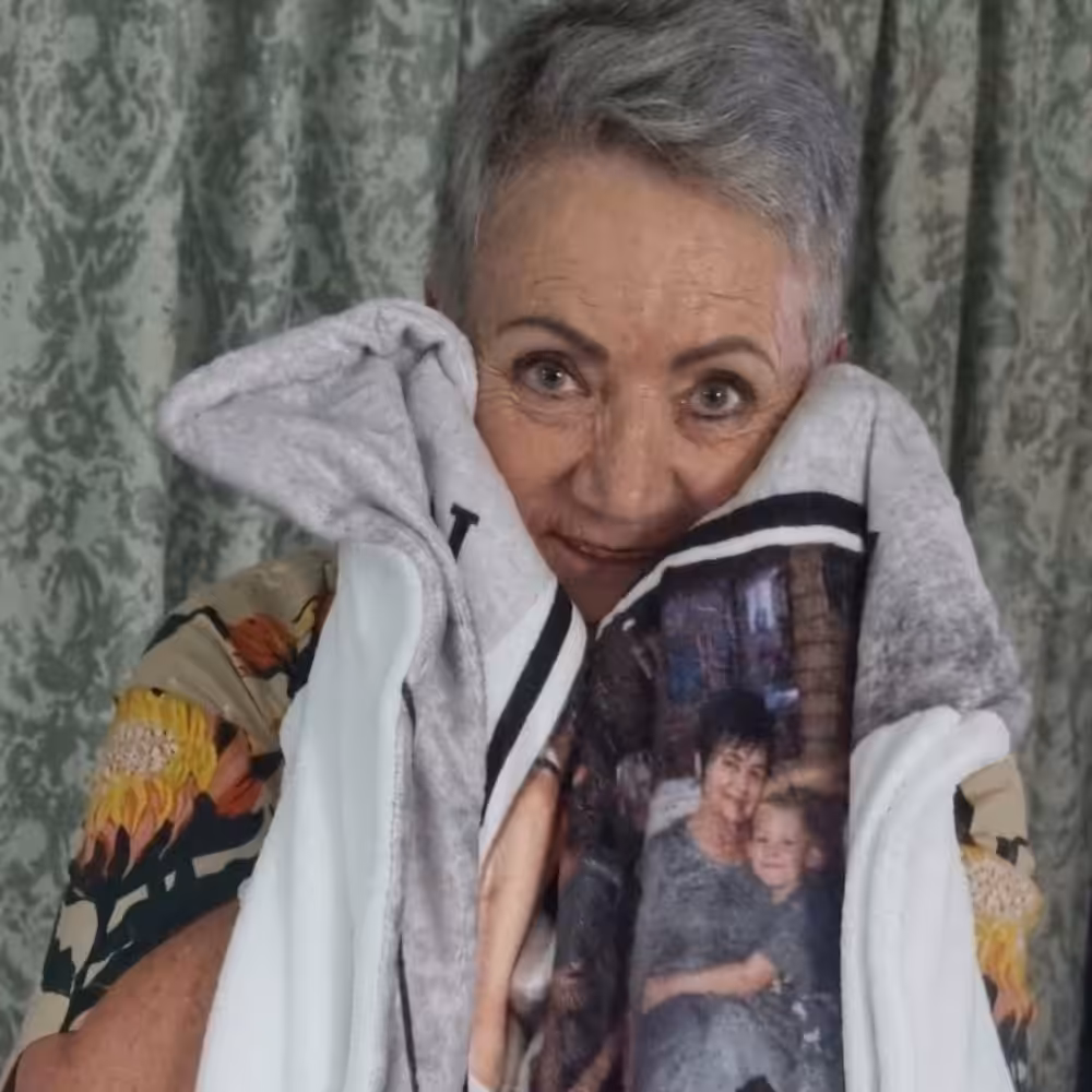 personalised photo blanket